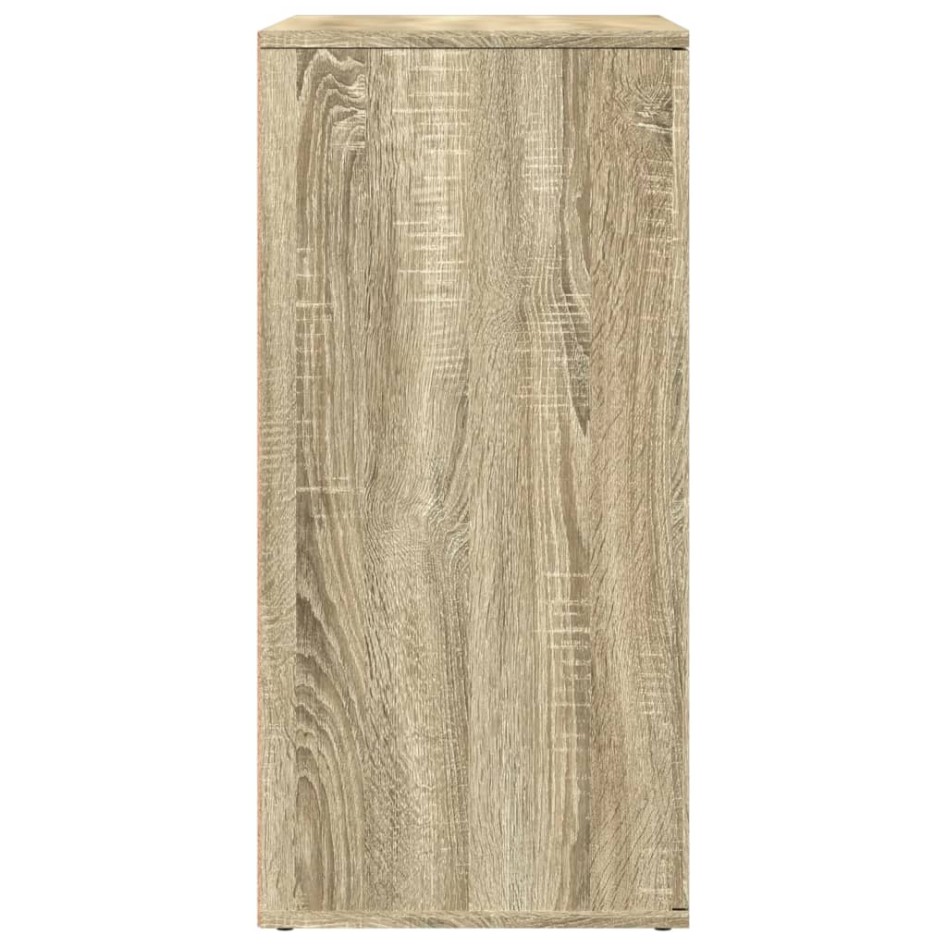 Aparadores 2 uds madera de ingeniería roble Sonoma 79x38x80