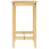 Set de bar 5 piezas madera maciza de