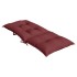 Cojines para silla respaldo alto 6 uds tela rojo tinto