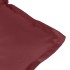 Cojines para silla respaldo alto 6 uds tela rojo tinto