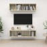 Muebles de salón de pared 2 uds madera ingeniería roble