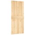 Puerta corredera con herrajes madera maciza de pino 90x210