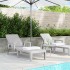 Tumbona ajustable en 4 alturas polipropileno 155,5x57x28