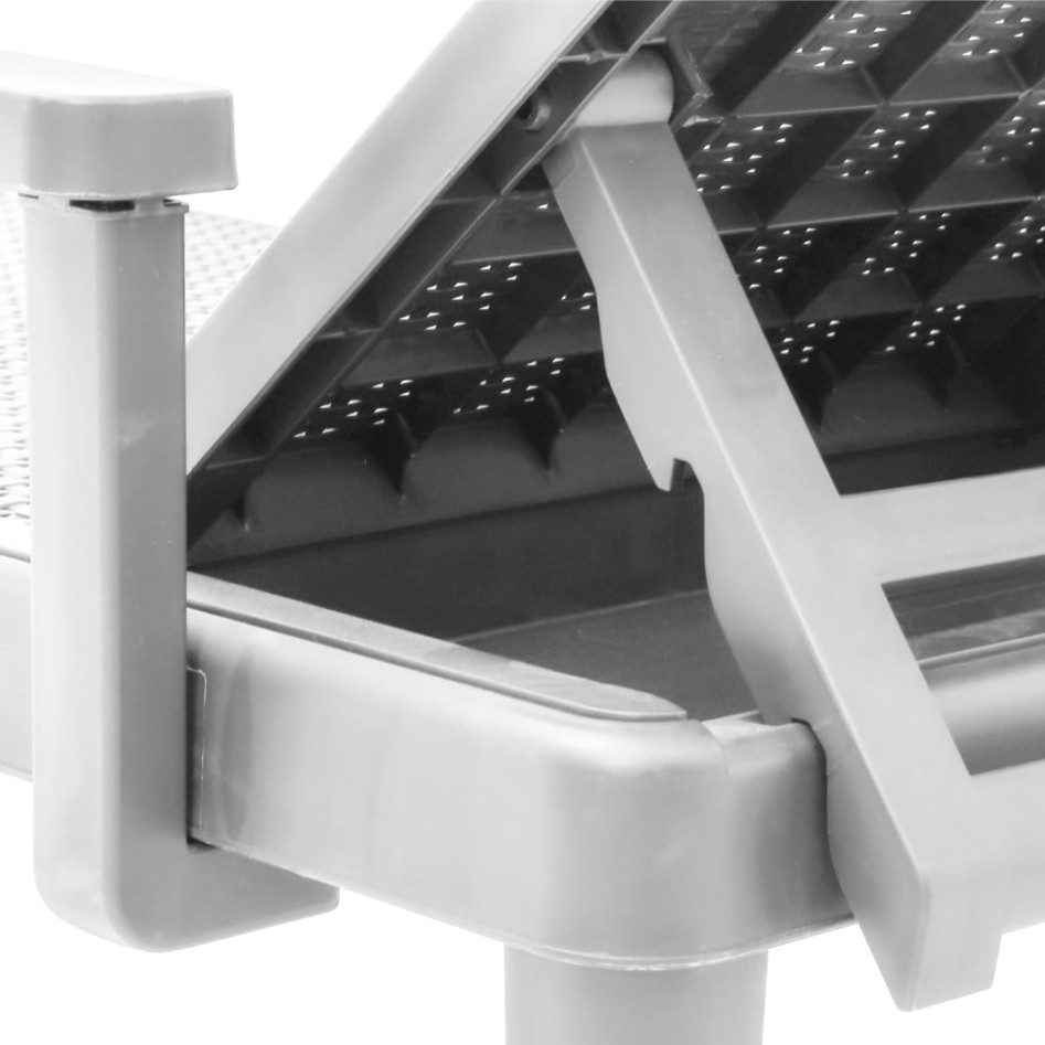 Tumbona ajustable en 4 alturas polipropileno 155,5x57x28