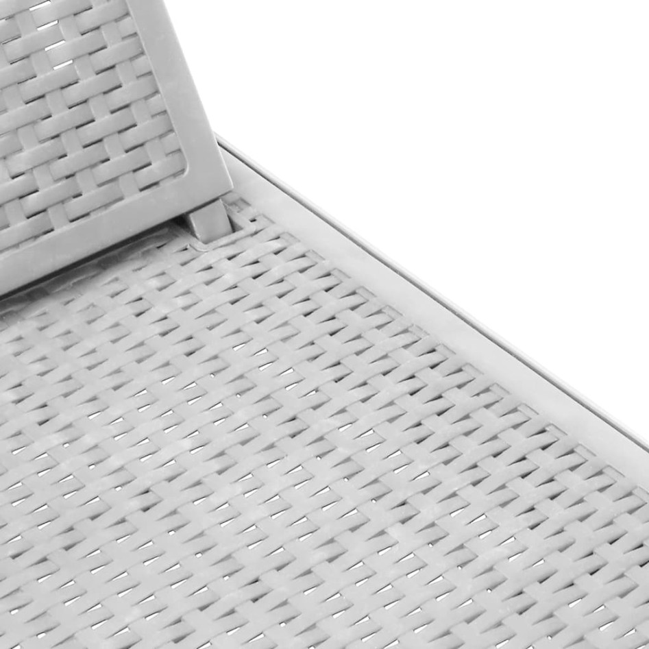 Tumbona ajustable en 4 alturas polipropileno 155,5x57x28