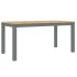 Mesa de comedor Panama madera maciza de pino gris 160x80x75