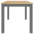 Mesa de comedor Panama madera maciza de pino gris 160x80x75