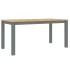 Mesa de comedor Panama madera maciza de pino gris 160x80x75