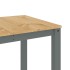 Mesa de comedor Panama madera maciza de pino gris 160x80x75