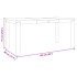 Mesa de comedor Panama madera maciza de pino gris 160x80x75