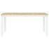 Mesa de comedor Corona madera maciza pino blanco 160x80x75