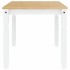 Mesa de comedor Corona madera maciza pino blanco 160x80x75