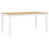 Mesa de comedor Corona madera maciza pino blanco 160x80x75