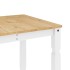 Mesa de comedor Corona madera maciza pino blanco 160x80x75