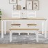 Mesa de comedor Panama madera maciza pino blanco 180x90x75