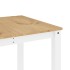 Mesa de comedor Panama madera maciza pino blanco 180x90x75