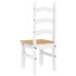 Sillas de comedor Corona 2 uds madera pino blanco 42x47x107
