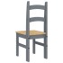 Sillas de comedor 2 uds madera maciza de pino gris 40x46x99