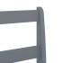 Sillas de comedor 2 uds madera maciza de pino gris 40x46x99