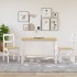 Sillas de comedor Panama 2 uds madera pino blanco 40x46x90