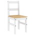 Sillas de comedor Panama 2 uds madera pino blanco 40x46x90
