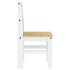 Sillas de comedor Panama 2 uds madera pino blanco 40x46x90