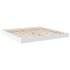 Cama sin colchón blanca 180x200 cm madera de