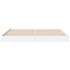 Cama sin colchón blanca 180x200 cm madera de