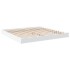 Cama sin colchón blanca 180x200 cm madera de