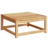 Juego de muebles jardín 5 pzas con cojines madera maciza