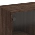 Aparador madera de ingeniería marrón roble 102x37x75,5