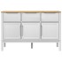 Aparador FLORO madera maciza de pino blanco 114x43x74