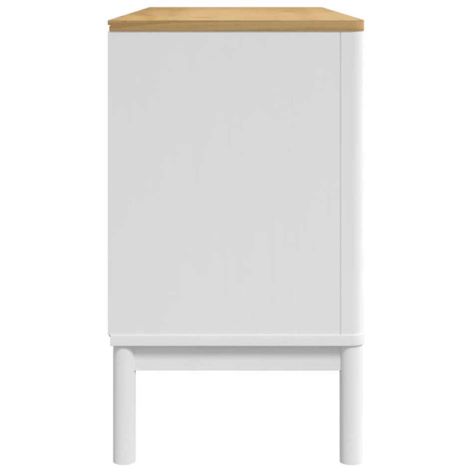 Aparador FLORO madera maciza de pino blanco 114x43x74