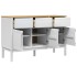 Aparador FLORO madera maciza de pino blanco 114x43x74