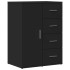 Aparadores 2 uds madera de ingeniería negro 59x39x80