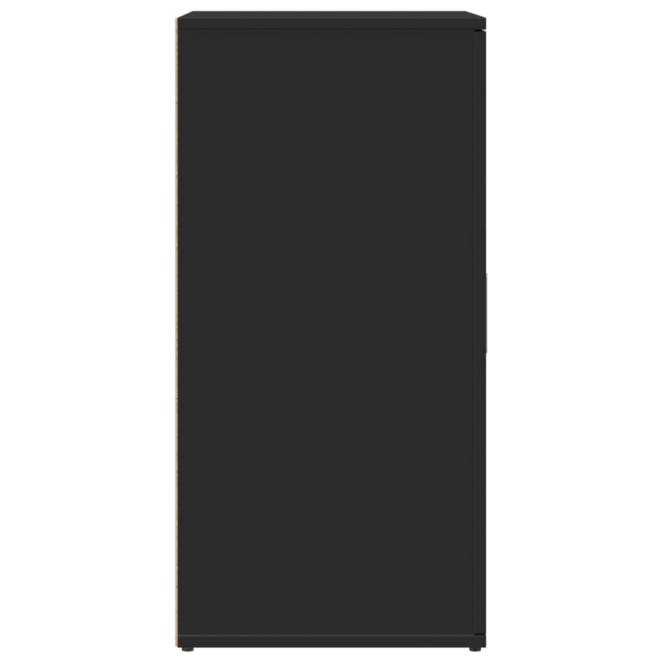 Aparadores 2 uds madera de ingeniería negro 59x39x80