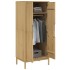 Armario FLORO madera maciza de pino marrón cera 77x53x171
