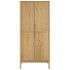 Armario FLORO madera maciza de pino marrón cera 77x53x171