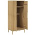 Armario FLORO madera maciza de pino marrón cera 77x53x171