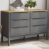 Cómoda cajonera FLORO madera maciza de pino