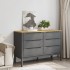 Cómoda cajonera FLORO madera maciza de pino