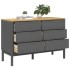Cómoda cajonera FLORO madera maciza de pino