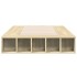 Estructura de cama madera de ingeniería roble Sonoma 90x200