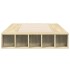 Estructura de cama madera de ingeniería roble Sonoma 75x190