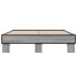 Estructura cama madera ingeniería metal gris Sonoma 120x200