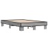 Estructura cama madera ingeniería metal gris Sonoma 120x200