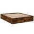Estructura de cama madera de ingeniería roble ahumado