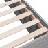 Estructura de cama madera de ingeniería gris Sonoma 75x190