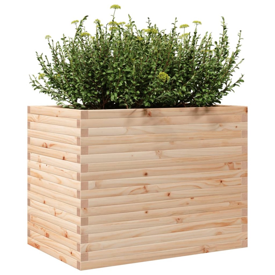 Jardinera madera maciza de pino 90x60x68,5