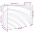 Jardinera madera maciza de pino blanco 90x40x68,5
